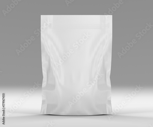 Single sealed foil food pouch bag pack
