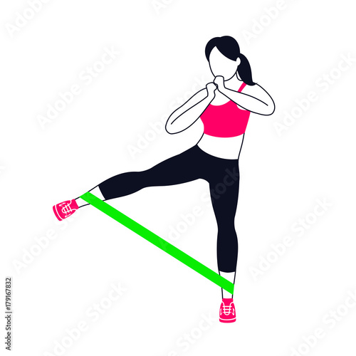 Workout with mini band