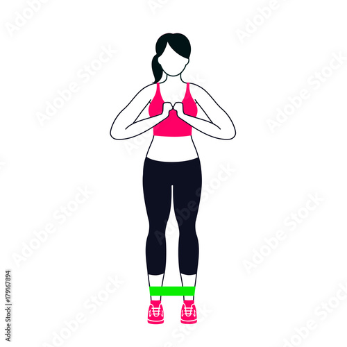 Workout with mini band