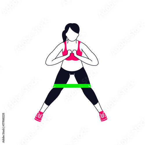 Workout with mini band