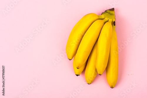 Bunch of ripe sweet Baby Banana