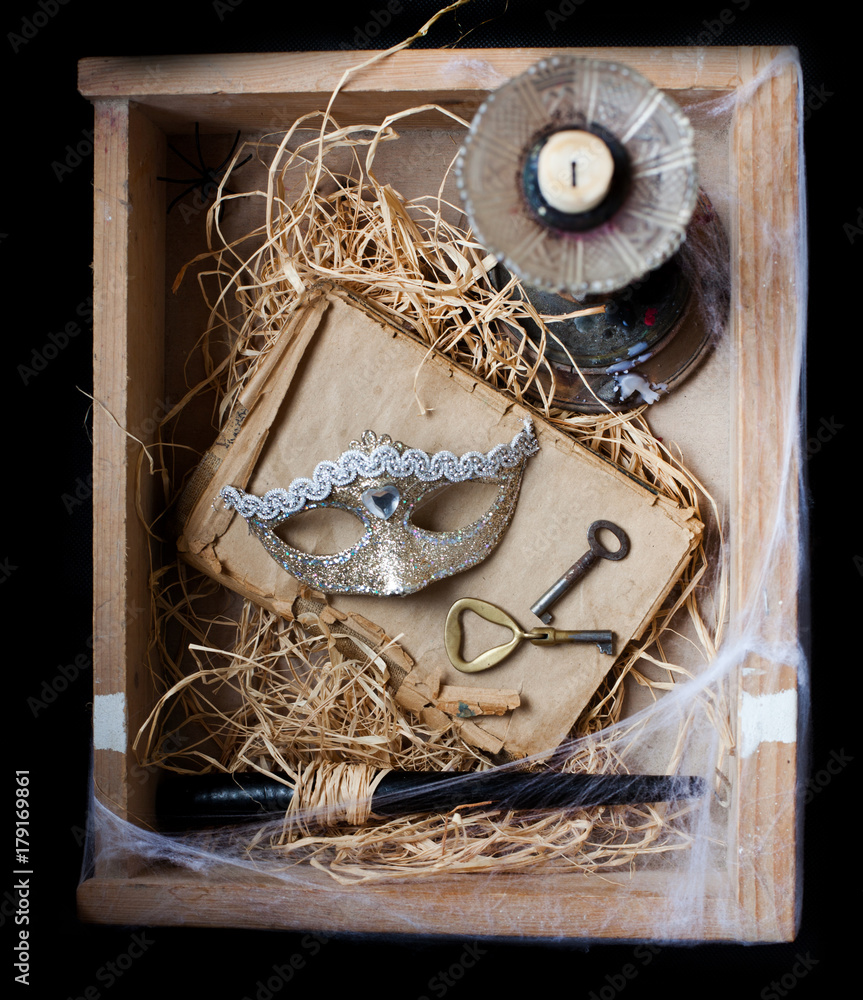 night and candle - divination of wax - polish tradition - divination from wax - evening predictions on the eve of St. Andrew