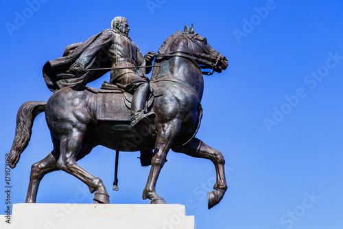Naples  Italy  Equestrian statue