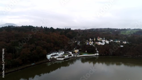 Aerial View Portmeirion Village