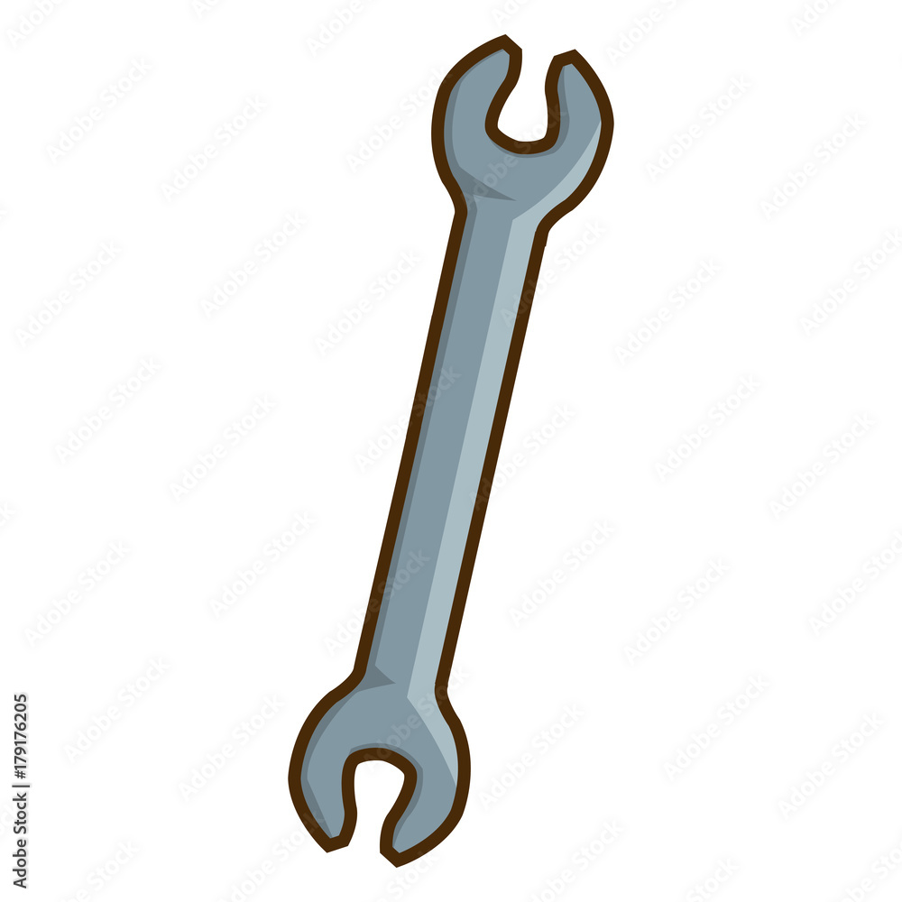 Wrench construction tool icon vector illustration graphic design Wrench construction tool icon vector illustration graphic design
