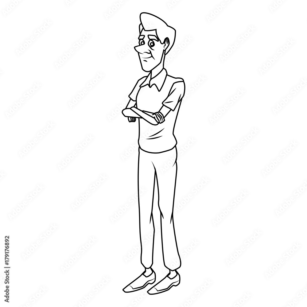 Adult man cartoon icon vector illustration graphic design Adult man cartoon icon vector illustration graphic design
