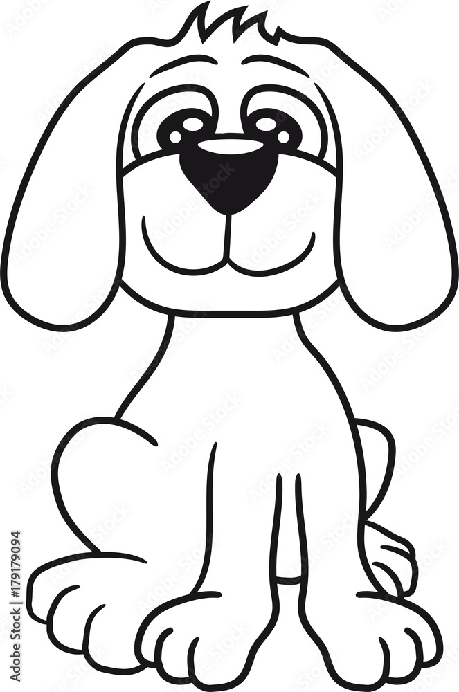 welpe sitzen klein kind warten gehorsam lustig hund süß niedlich haustier comic cartoon welpe sitzen klein kind warten gehorsam lustig hund süß niedlich haustier comic cartoon