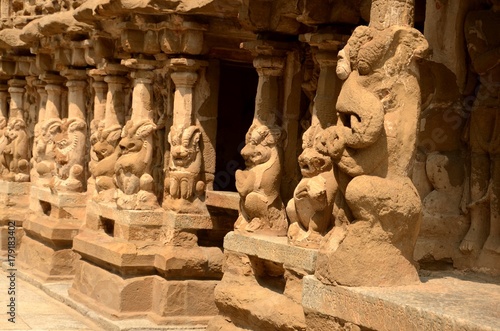 Temple hindouiste Vaikunta Perumal de Kanchipuram (Tamil Nadu- Inde)