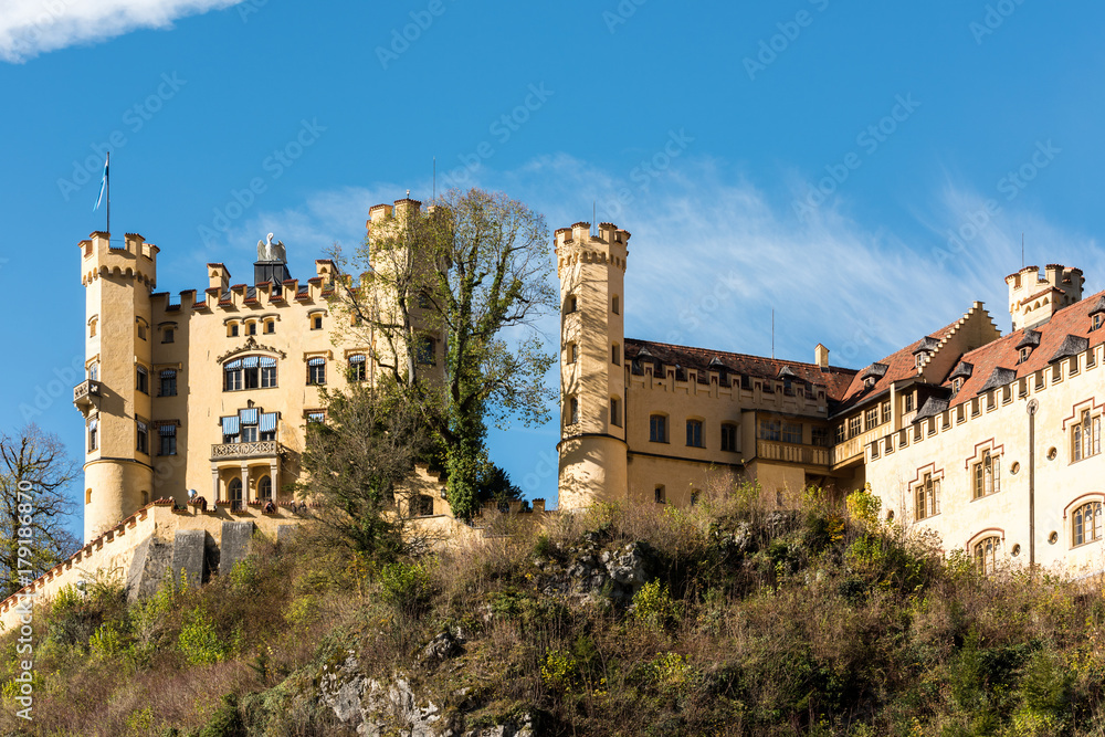 Hohenschwangau Castle in Bavaria, Germany