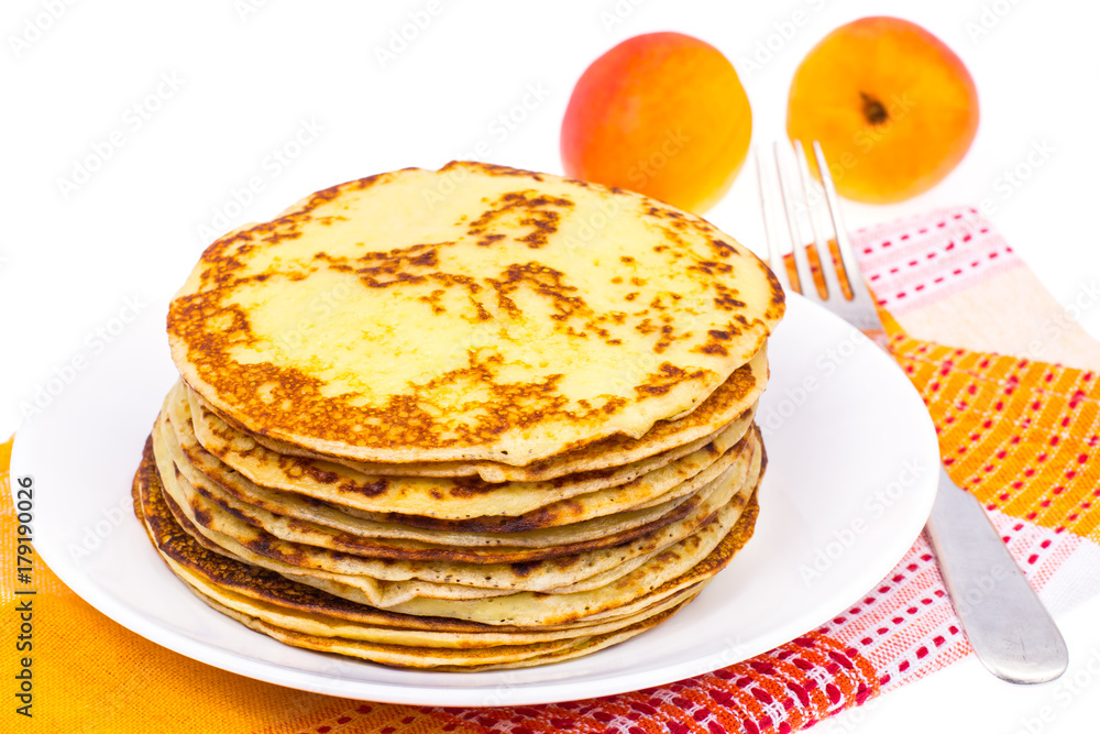 Delicious milk thin pancakes Delicious milk thin pancakes
