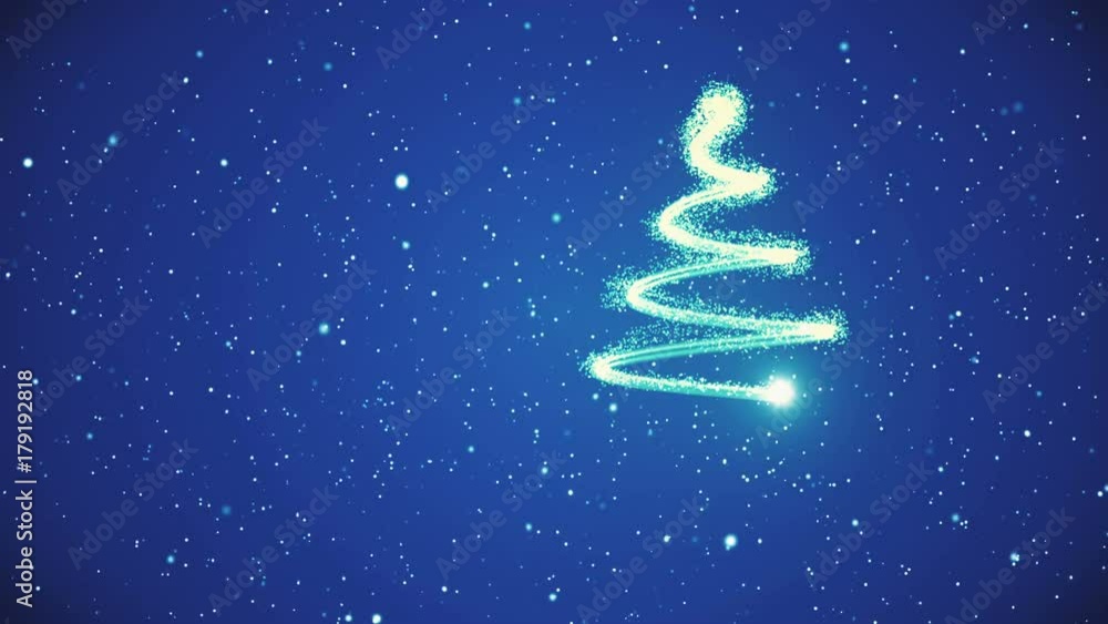 Christmas tree background - merry Christmas