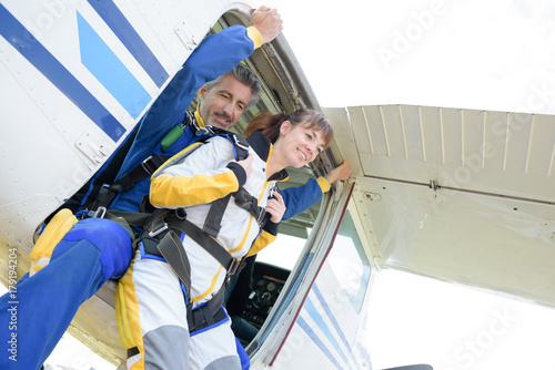 dirst skydive jump photo