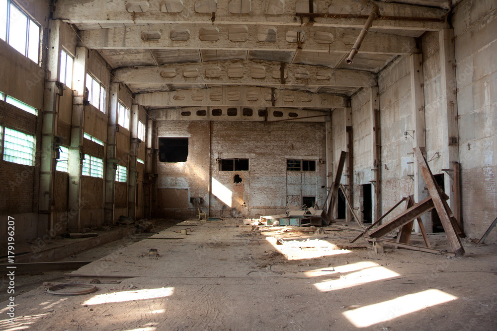 Abandoned industrial building in Voronezh