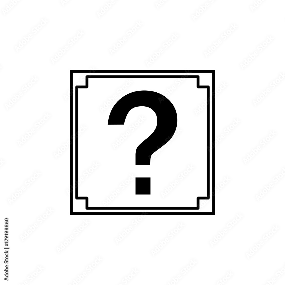 Mario box icon. Simple line games icon. Can be used as web element, playing design icon Mario box icon. Simple line games icon. Can be used as web element, playing design icon