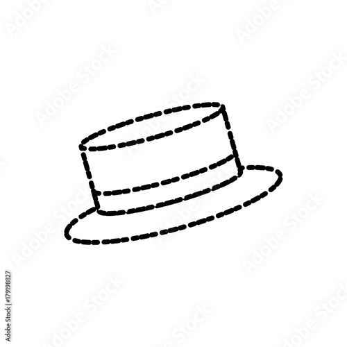 Vintage hat male icon vector illustration graphic design