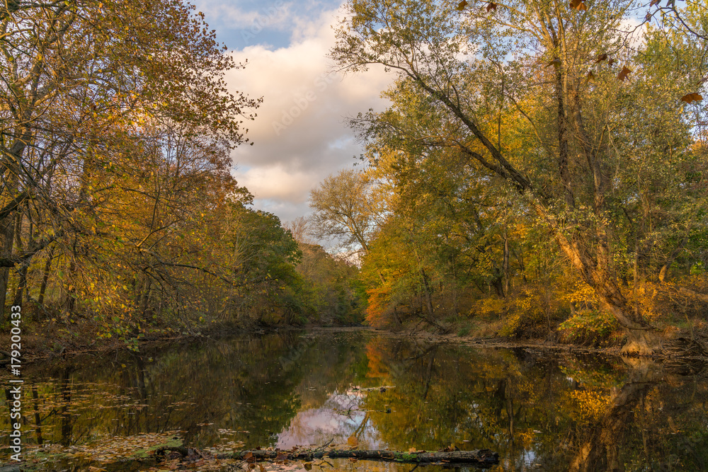 Ramapo River In Autumn Ramapo River In Autumn