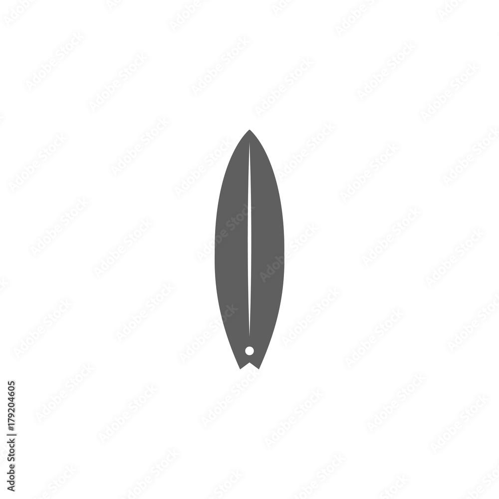 Surfing Board Logo Vector Template Design