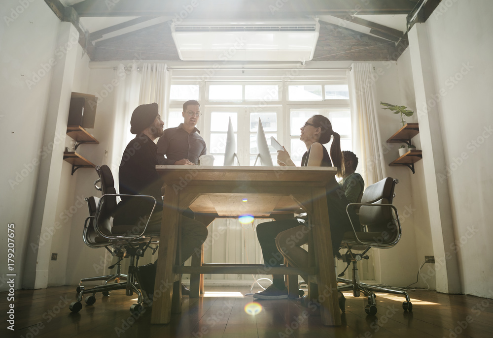 Business people working together Business people working together