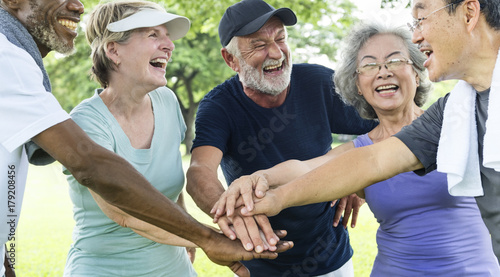 Group Of Senior Retirement Exercising Togetherness Concept © Rawpixel.com
