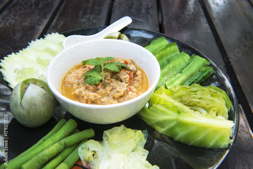Thai style spicy chili paste - Nam prik