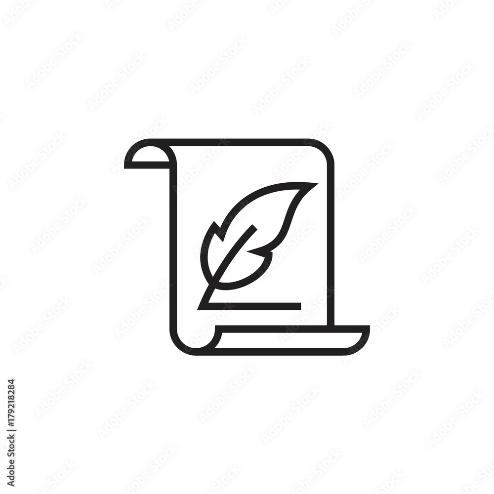 Copy writing icon vector work illustration