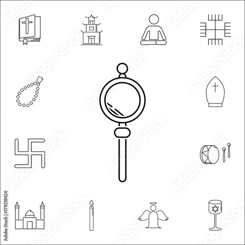 Censer icon. Set of religion icons. Web Icons Premium quality graphic design. Signs, outline symbols collection, simple icons for websites, web design, mobile app