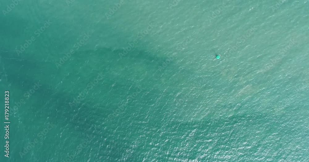 Aerial view flying over tropical blue ocean in thailand Aerial view flying over tropical blue ocean in thailand