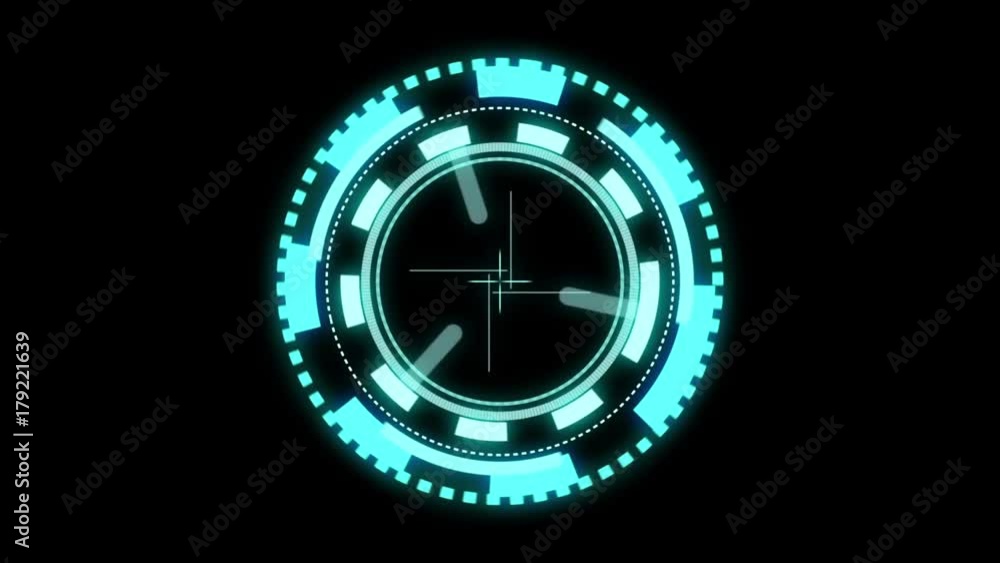 Sci-fi futuristic user interface HUD Sci-fi futuristic user interface HUD