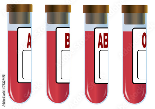 Blood Group Vials