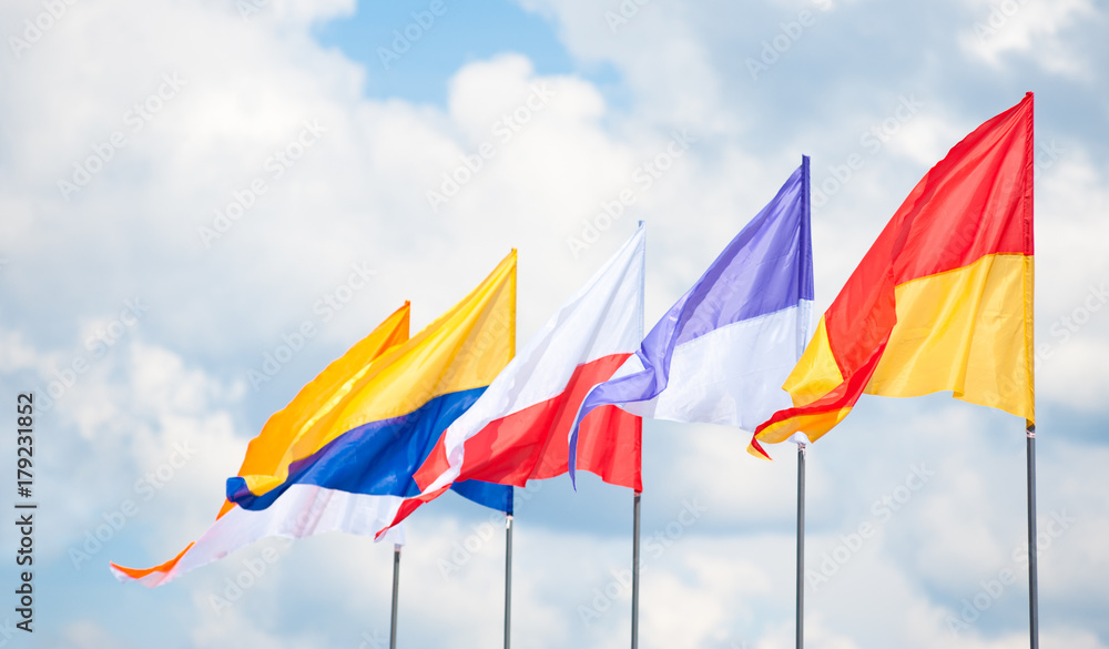 triangular flags triangular flags