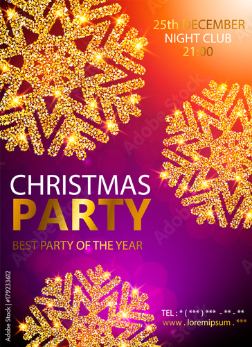 Vector Christmas Party desi...