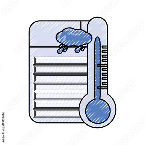colored  weather report  over white background  vector illustration