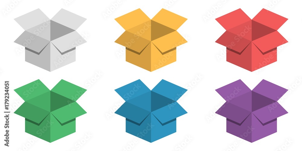 Set 3D BOX festive colorful cardboard box packaging for gifts, vector collection for delivery, shipping, warehouse, isolated on white background Set 3D BOX festive colorful cardboard box packaging for gifts, vector collection for delivery, shipping, warehouse, isolated on white background