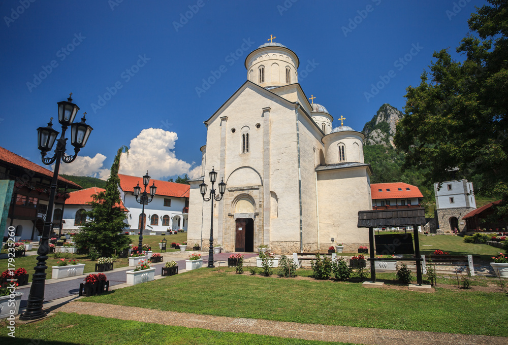 Beautiful Orthodox Monastery Mileseva, near Prijepolje