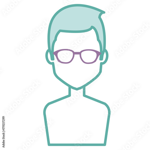 young man shirtless avatar character