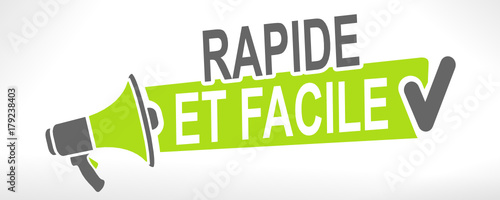 rapide et facile mégaphone