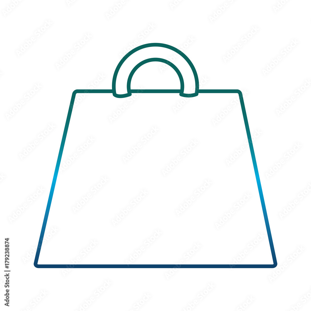 shopping bag icon over white background vector illustration shopping bag icon over white background vector illustration