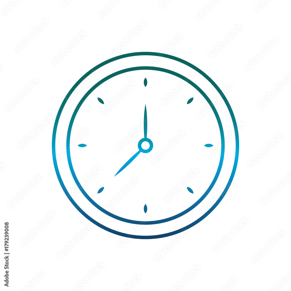 clock icon over white background vector illustration clock icon over white background vector illustration