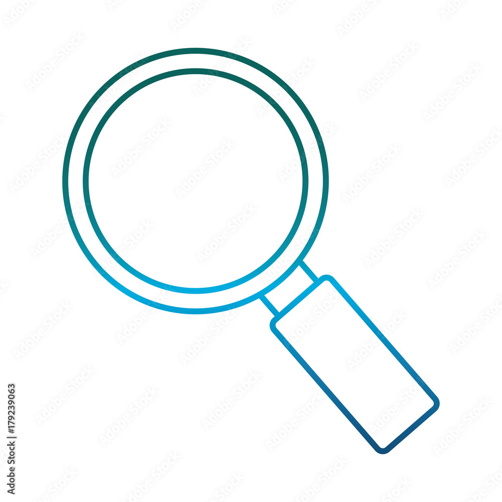 magnifying glass icon over white background vector illustration magnifying glass icon over white background vector illustration