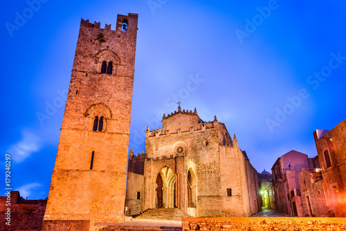 Canvas Print Erice, Sicily, Italy