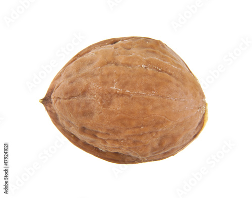 walnuts isolated on white background close-up