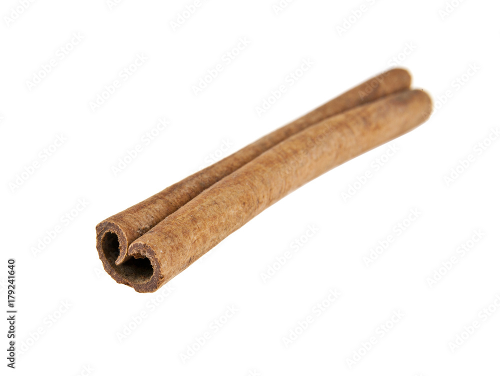 cinnamon isolated on white background closeup cinnamon isolated on white background closeup