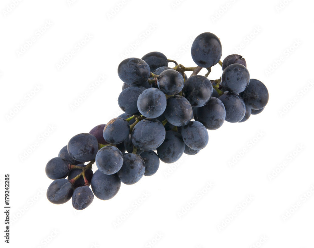 bunch of grapes isolated on white background closeup bunch of grapes isolated on white background closeup