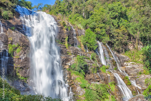 Wachirathan waterfall in Doi Inthanon, Thailand
