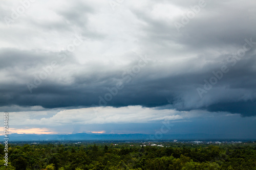 thunder storm sky Rain clouds