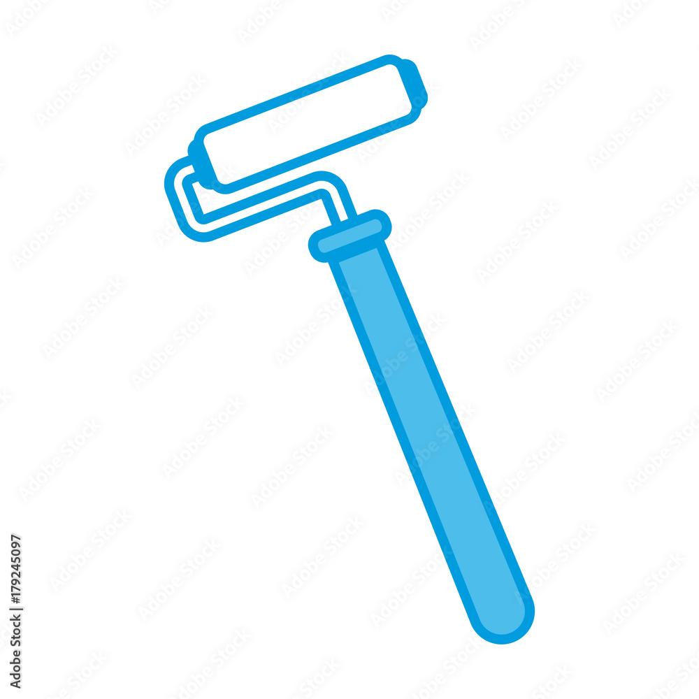 Rolling paint brush icon vector illustration graphic design Rolling paint brush icon vector illustration graphic design