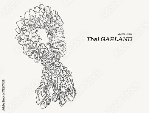 Tha tradition garland flower.