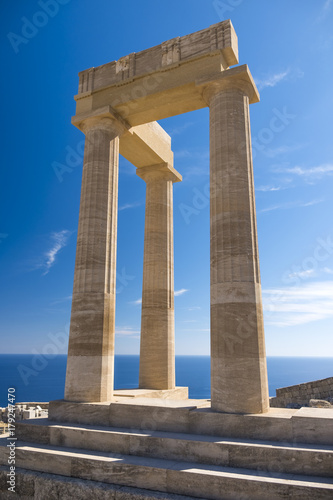  Acropolis of Lindos on Rhodes island