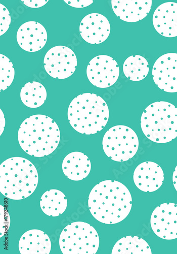 Seamless dots pattern. Vector repeating texture.