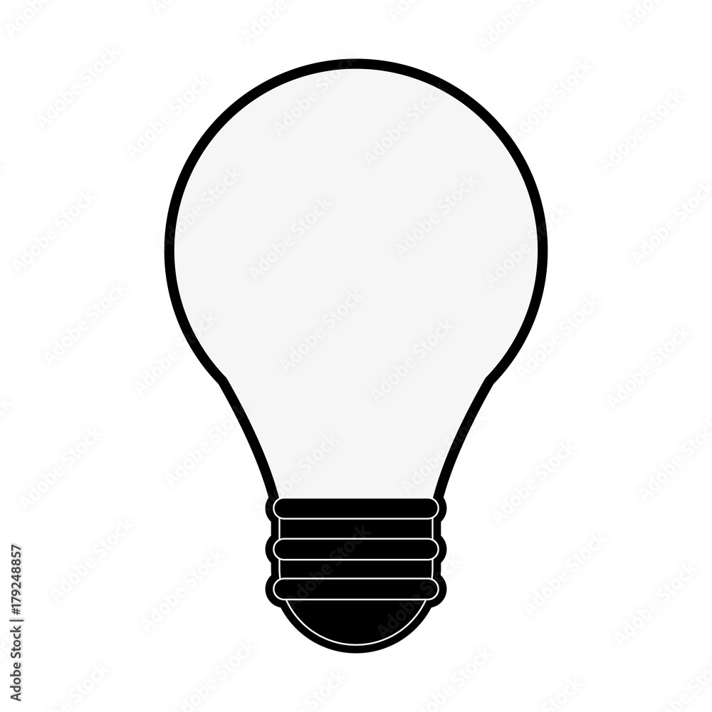 Obraz premium regular lightbulb icon image vector illustration design